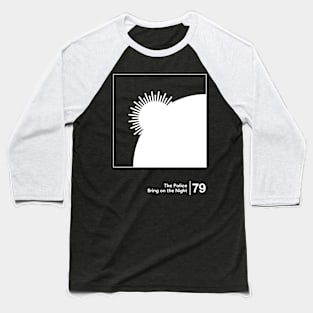 The Police / Minimalist Graphic Artwork Design Baseball T-Shirt